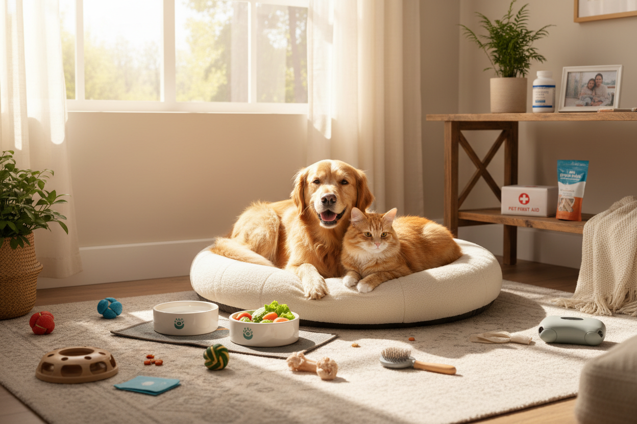 How to Keep Your Dog and Cat Healthy at Home: Essential Supplies and Tips